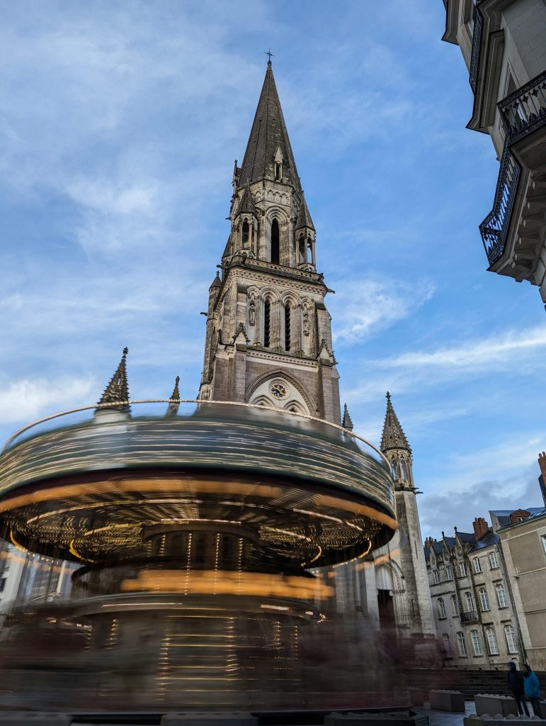 Free stock photo of christmas market, france, nantes
